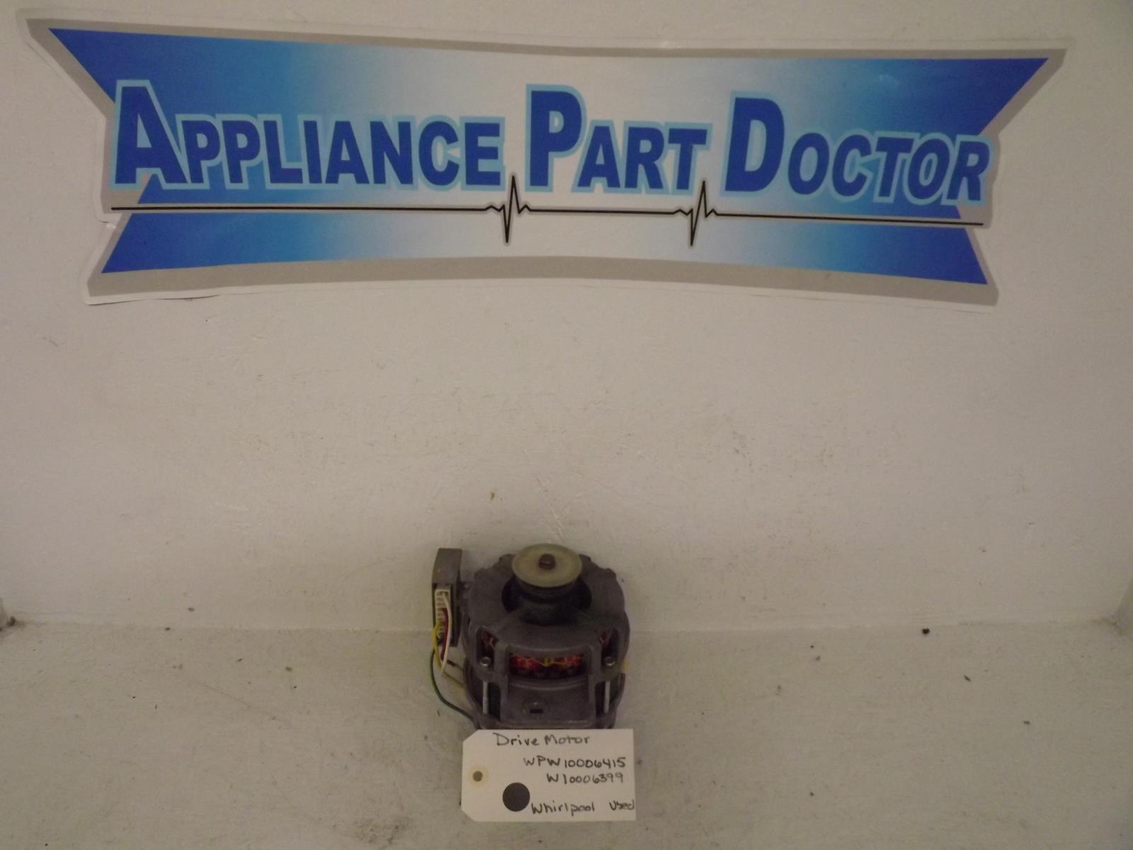 Whirlpool Washer WPW10006415 W10006399 Drive Motor Used Whirlpool Washer WPW10006415 W10006399 Drive Motor Used